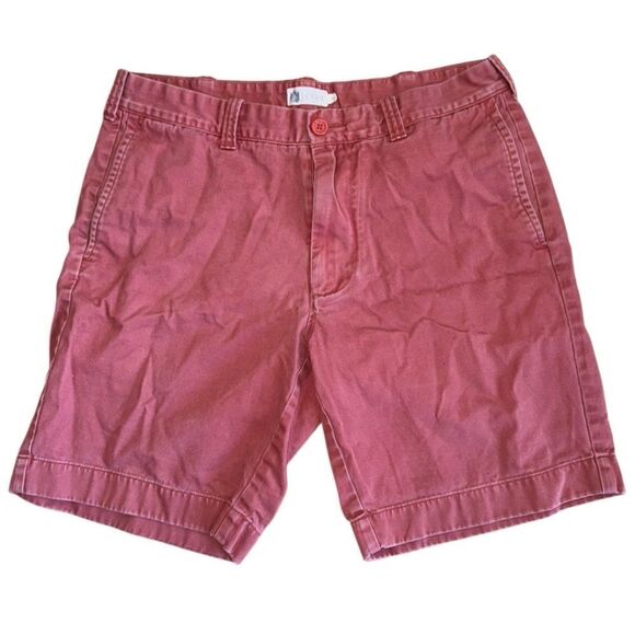 J. Crew Men's 100% Cotton Salmon Shorts - Size 33 - Picture 1 of 4